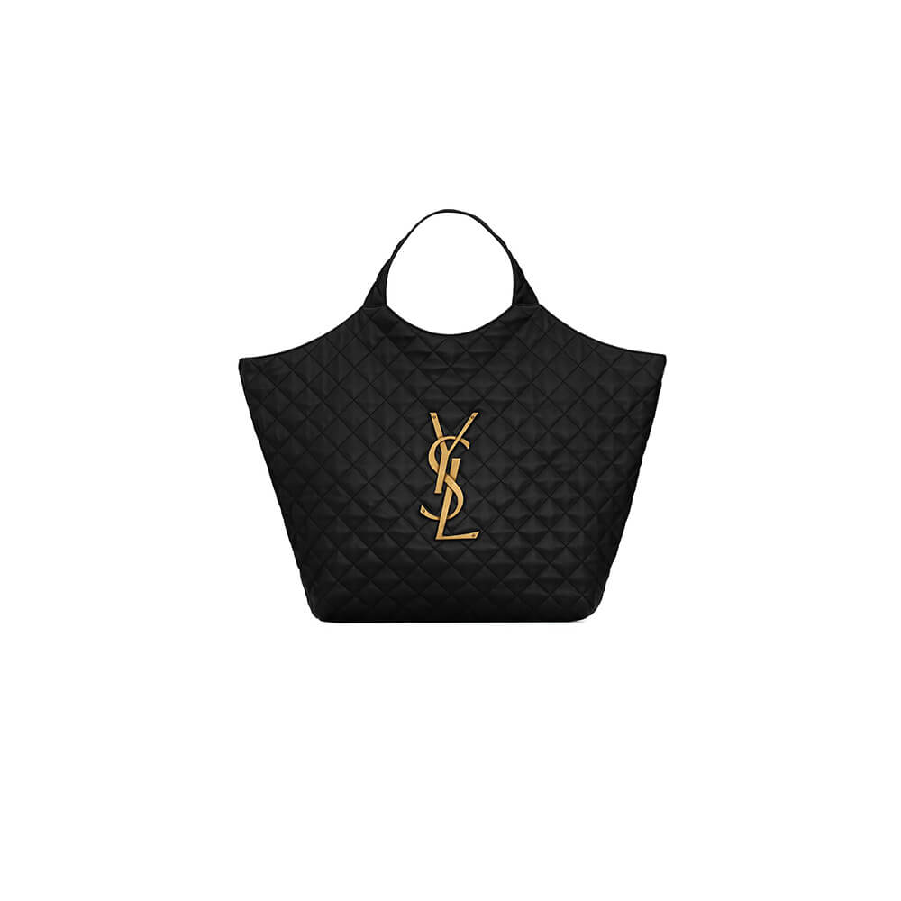 YSL ICARE MAXI SHOPPING BAG IN QUILTED LAMBSKIN