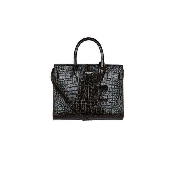 YSL SAC DE JOUR BABY IN CROCODILE-EMBOSSED