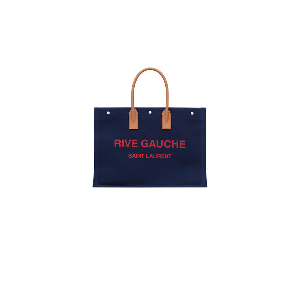 RIVE GAUCHE LARGE TOTE BAG IN CANVAS