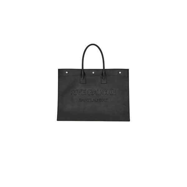 RIVE GAUCHE LARGE TOTE BAG IN SMOOTH LEATHER