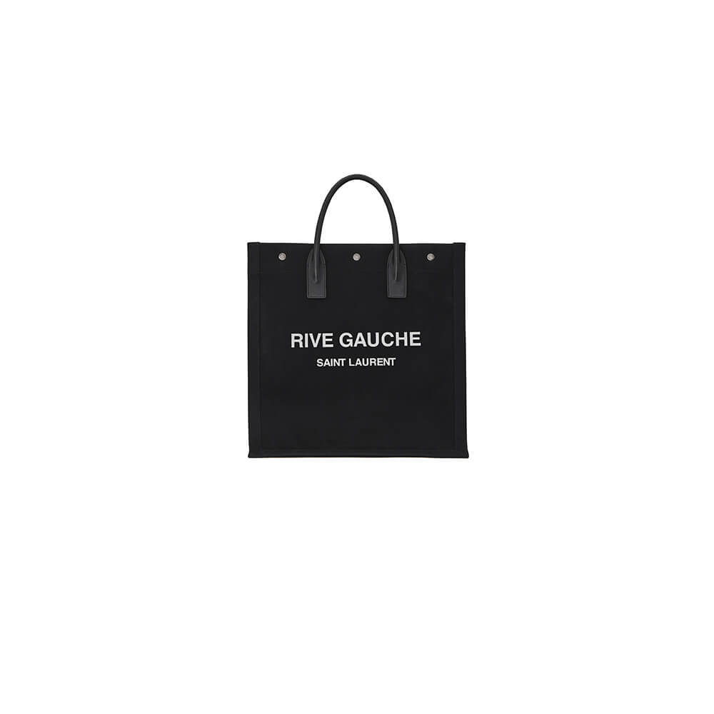 rive gauche N0*H/south tote bag in printed canvas and leather