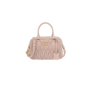 Matelasse nappa leather shoulder bag