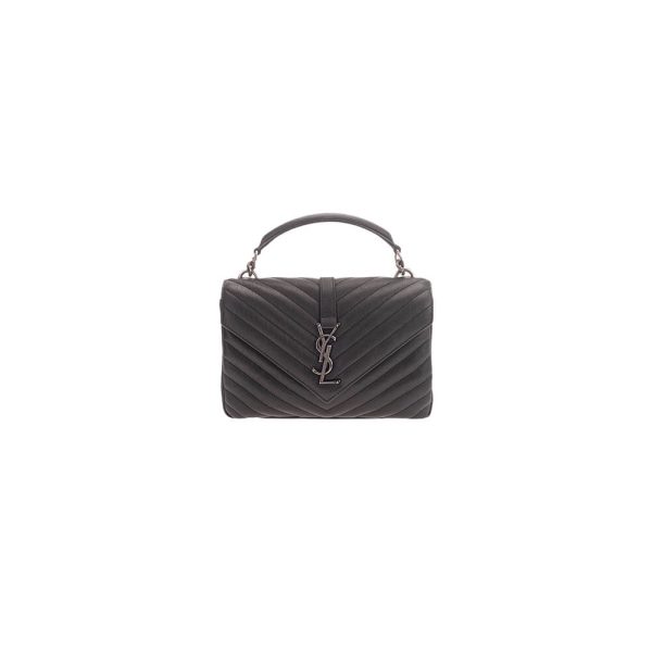 COLLEGE MEDIUM CHAIN BAG IN QUILTED LEATHER