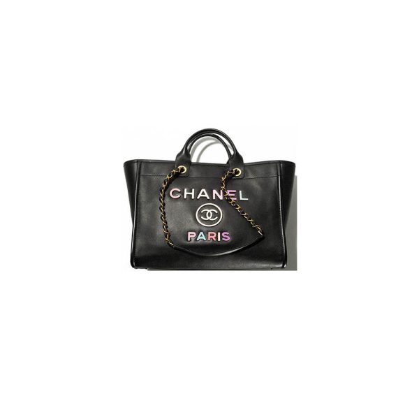 Ch*el large deauville tote