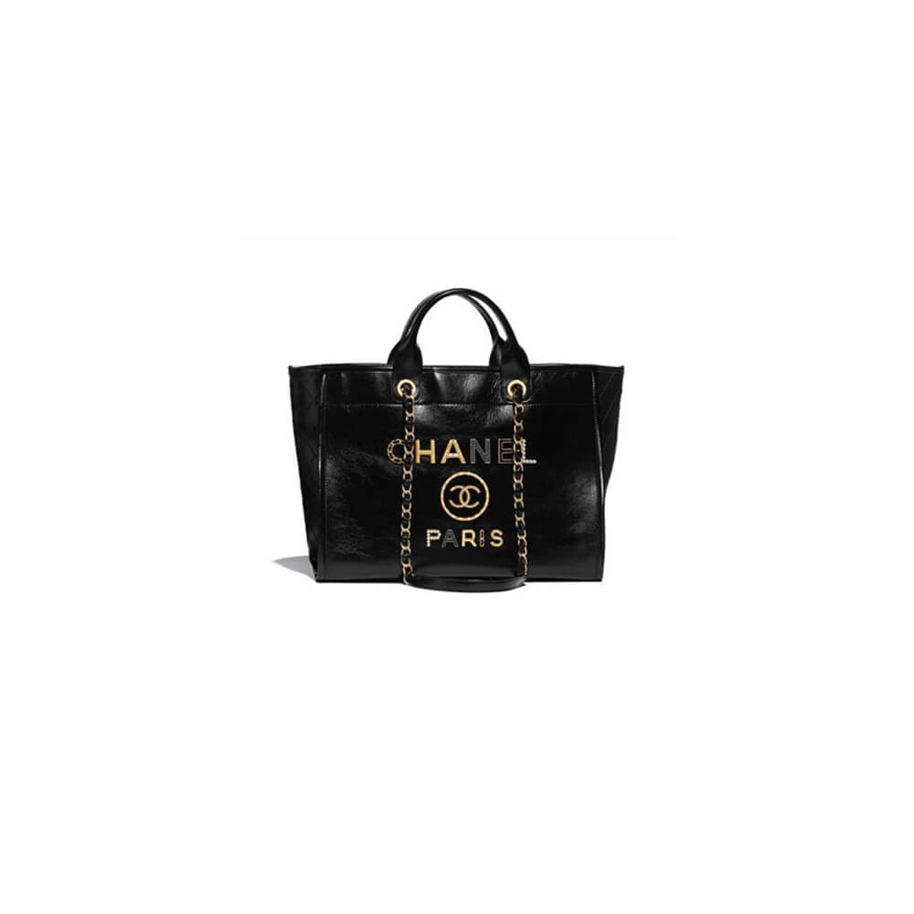 Ch*el large deauville tote