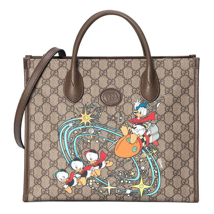 disney x G*u*i donald duck tote bag