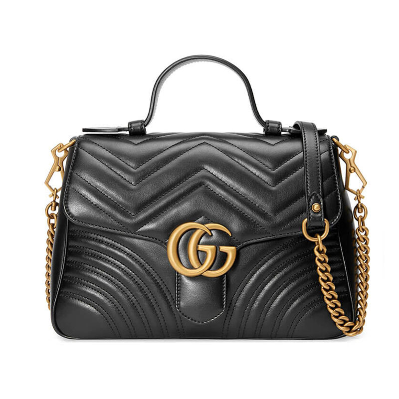 G*u*i gg marmont small top handle bag