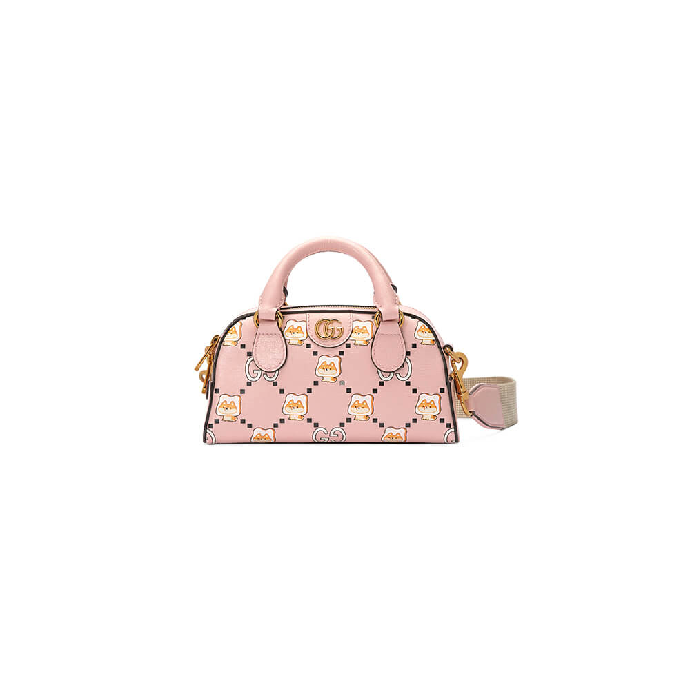 OPHIDIA GG ANIMAL PRINT MINI BAG