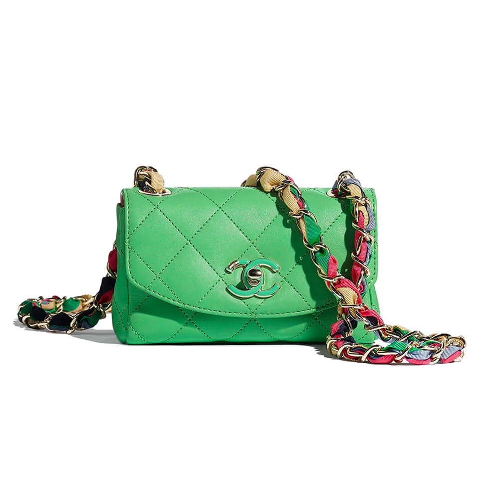 Ch*el small flap bag