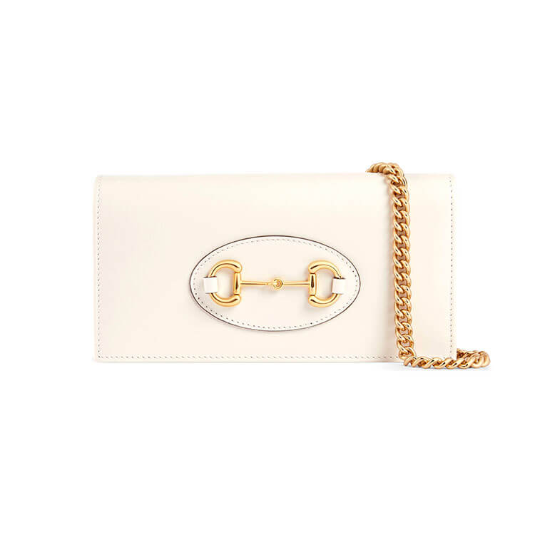 G*u*i horsebit 1955 wallet with chain