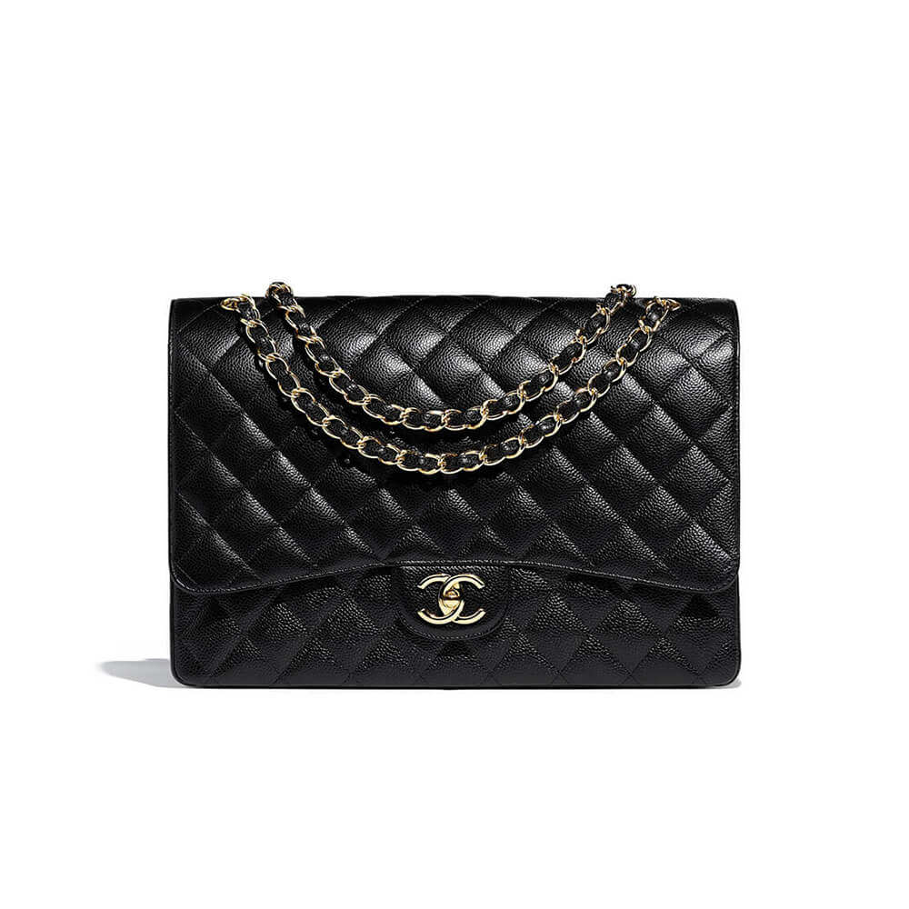 Ch*el classic maxi handbag
