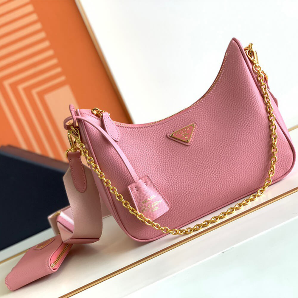 Pra*a re-edition 2005 saffiano leather bag