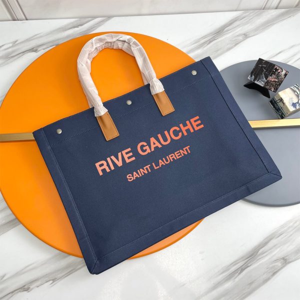 RIVE GAUCHE LARGE TOTE BAG IN CANVAS