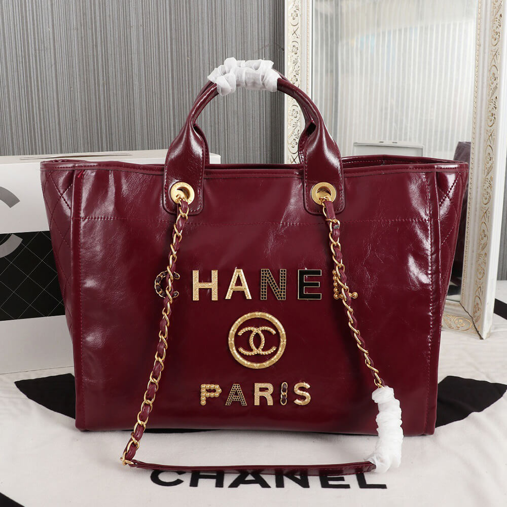 Ch*el large deauville tote