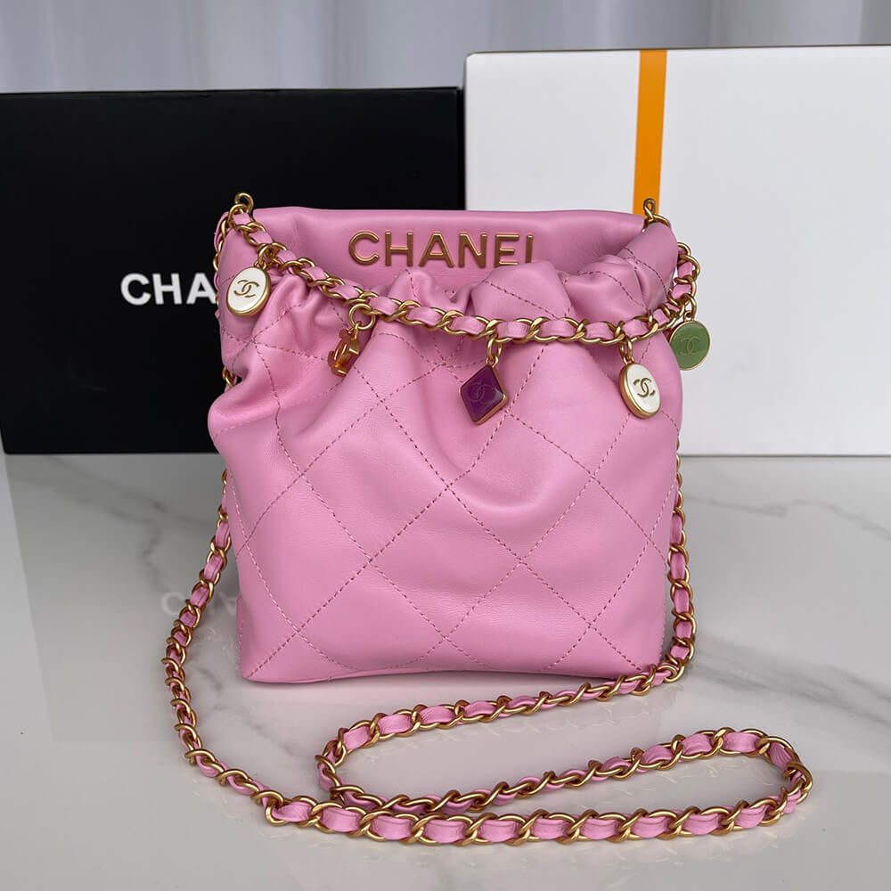 Ch*el small bucket bag