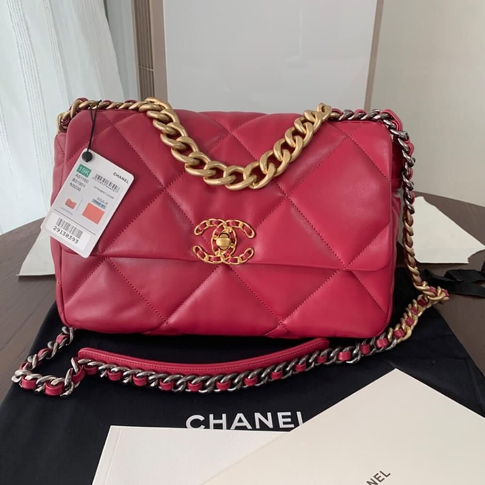 Ch*el 19 large handbag