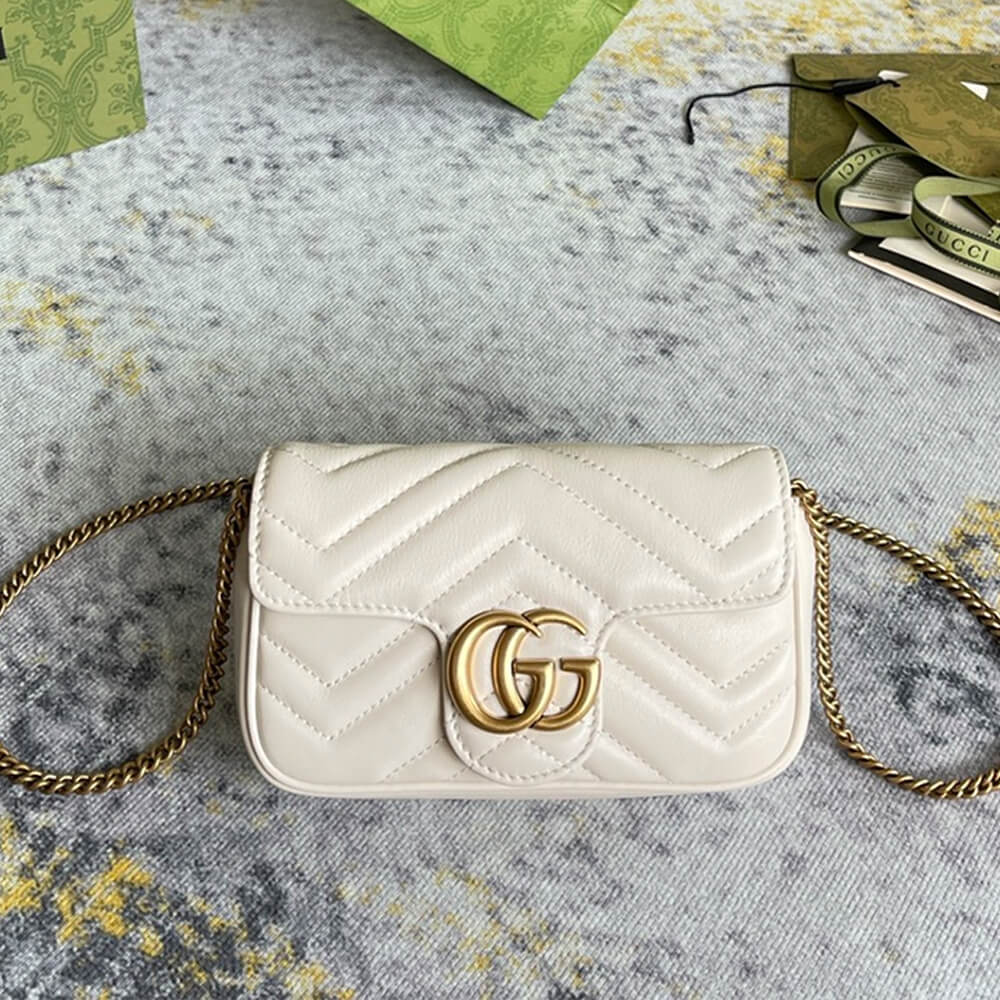 gg marmont matelasse leather S*per mini bag