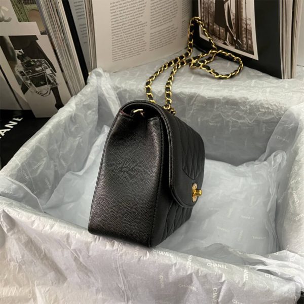 Ch*el vintage small diana flap bag