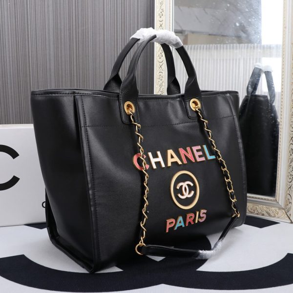 Ch*el large deauville tote