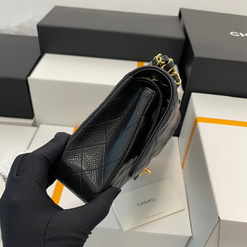 Ch*el classic flap handbag(high-end grade)