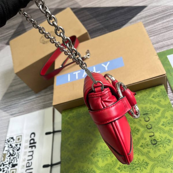 G*u*i horsebit chain small shoulder bag