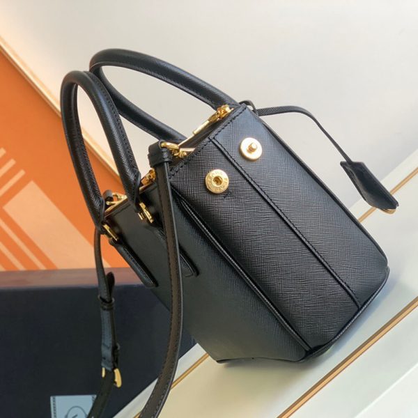 Pra*a galleria saffiano leather mini-bag