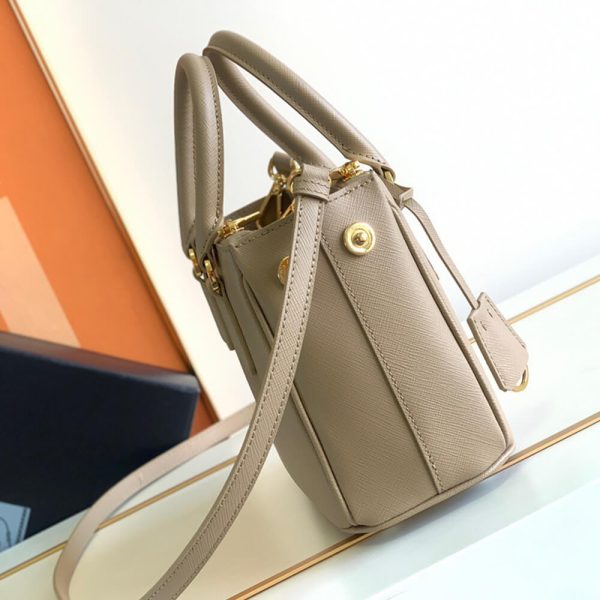 Pra*a galleria saffiano leather mini-bag