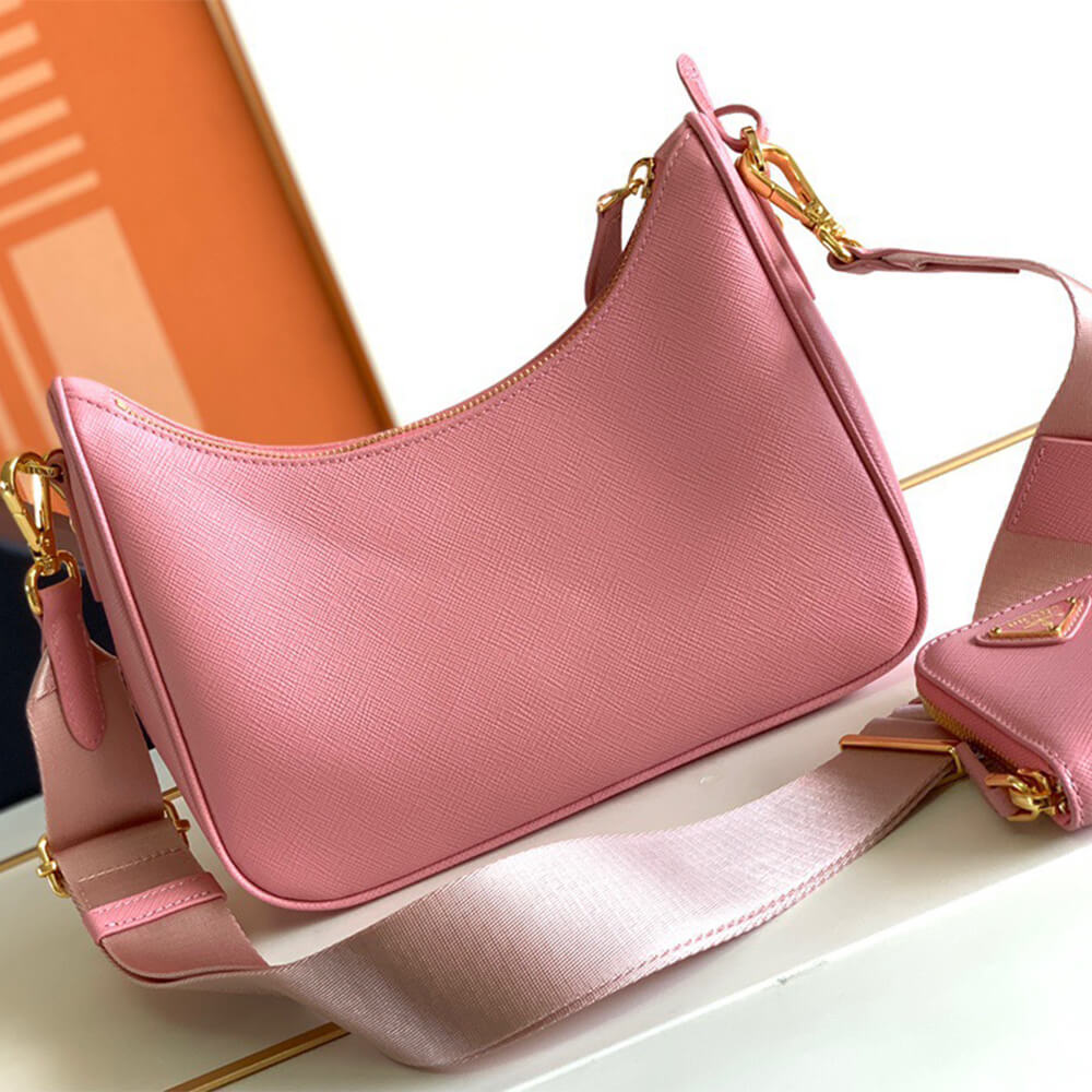 Pra*a re-edition 2005 saffiano leather bag