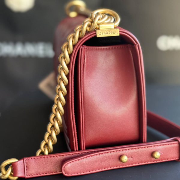 chevron boy Ch*el handbag