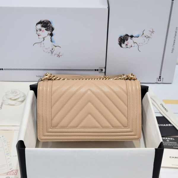 chevron boy Ch*el handbag