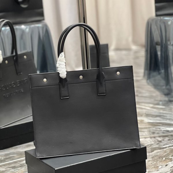 RIVE GAUCHE SMALL TOTE BAG IN SMOOTH LEATHER