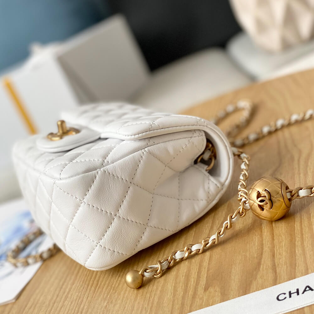 Ch*el pearl crush bag