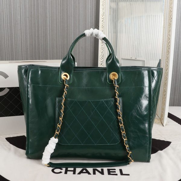 Ch*el large deauville tote
