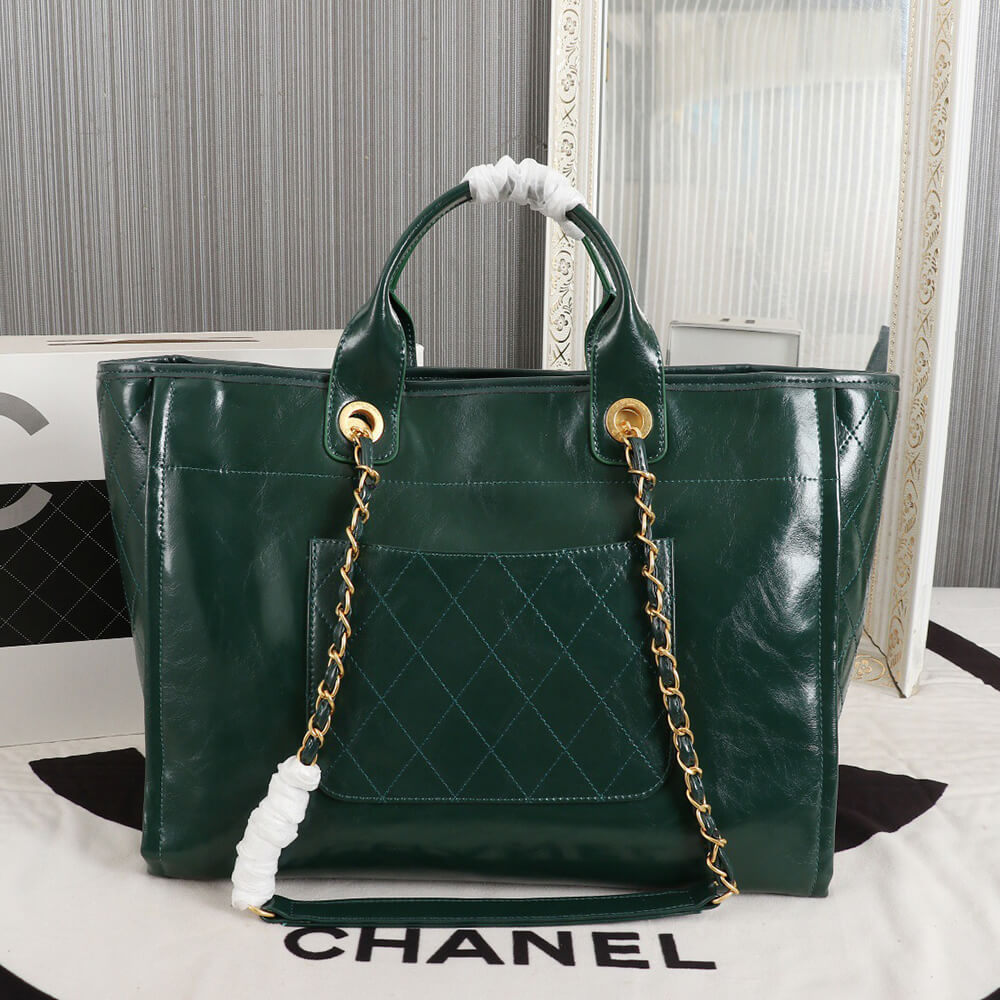 Ch*el large deauville tote