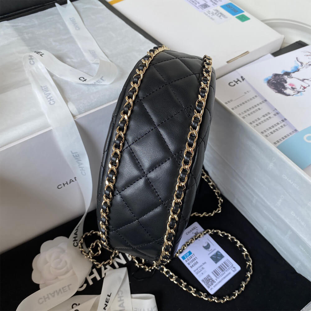 Ch*el small hobo bag