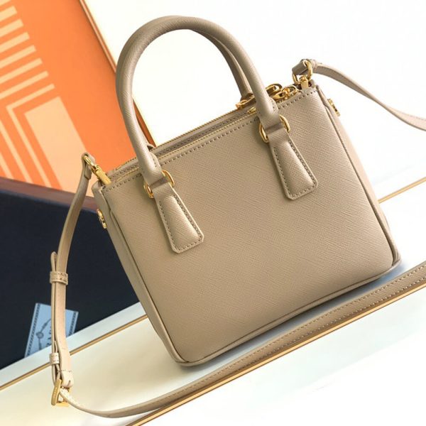 Pra*a galleria saffiano leather mini-bag