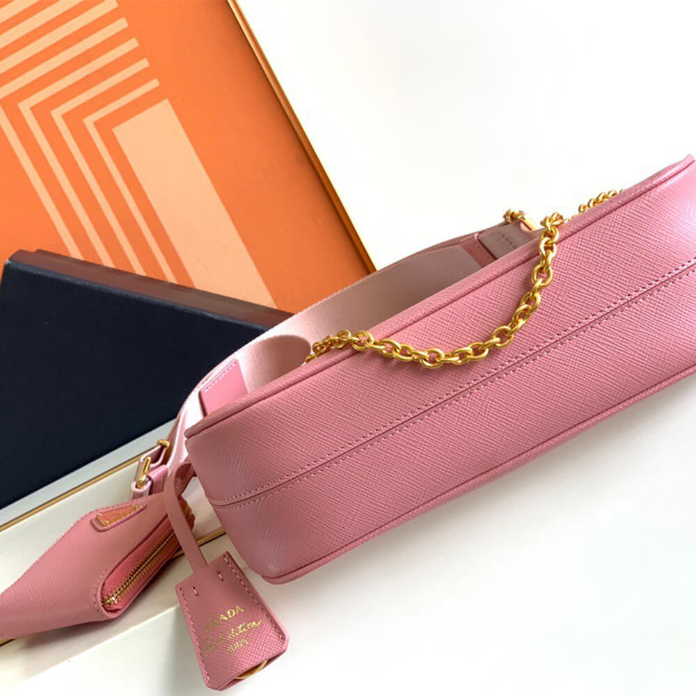 Pra*a re-edition 2005 saffiano leather bag