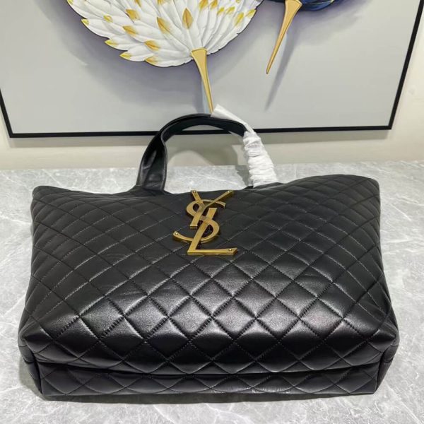 YSL ICARE MAXI SHOPPING BAG IN QUILTED LAMBSKIN
