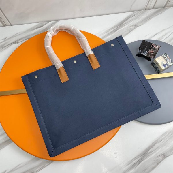 RIVE GAUCHE LARGE TOTE BAG IN CANVAS
