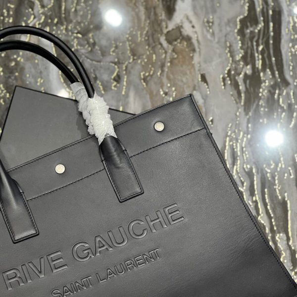 RIVE GAUCHE SMALL TOTE BAG IN SMOOTH LEATHER
