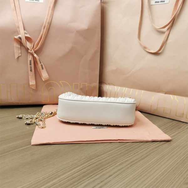 Matelasse nappa leather shoulder bag