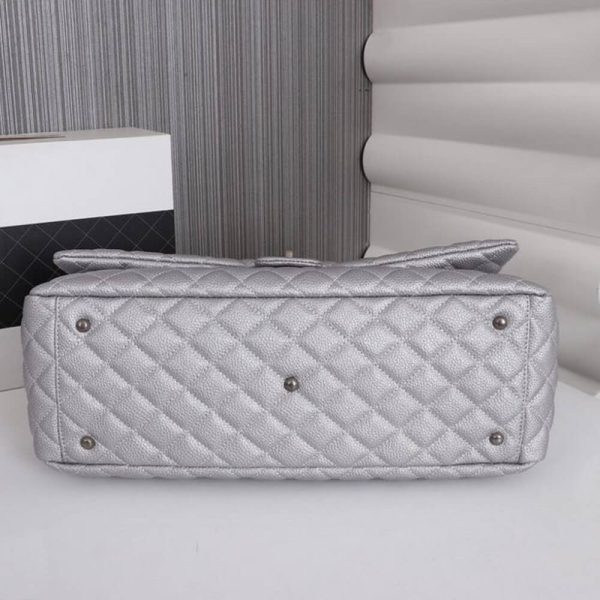 Ch*el travel flap bag black