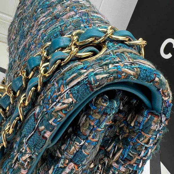 Ch*el classic flap tweed