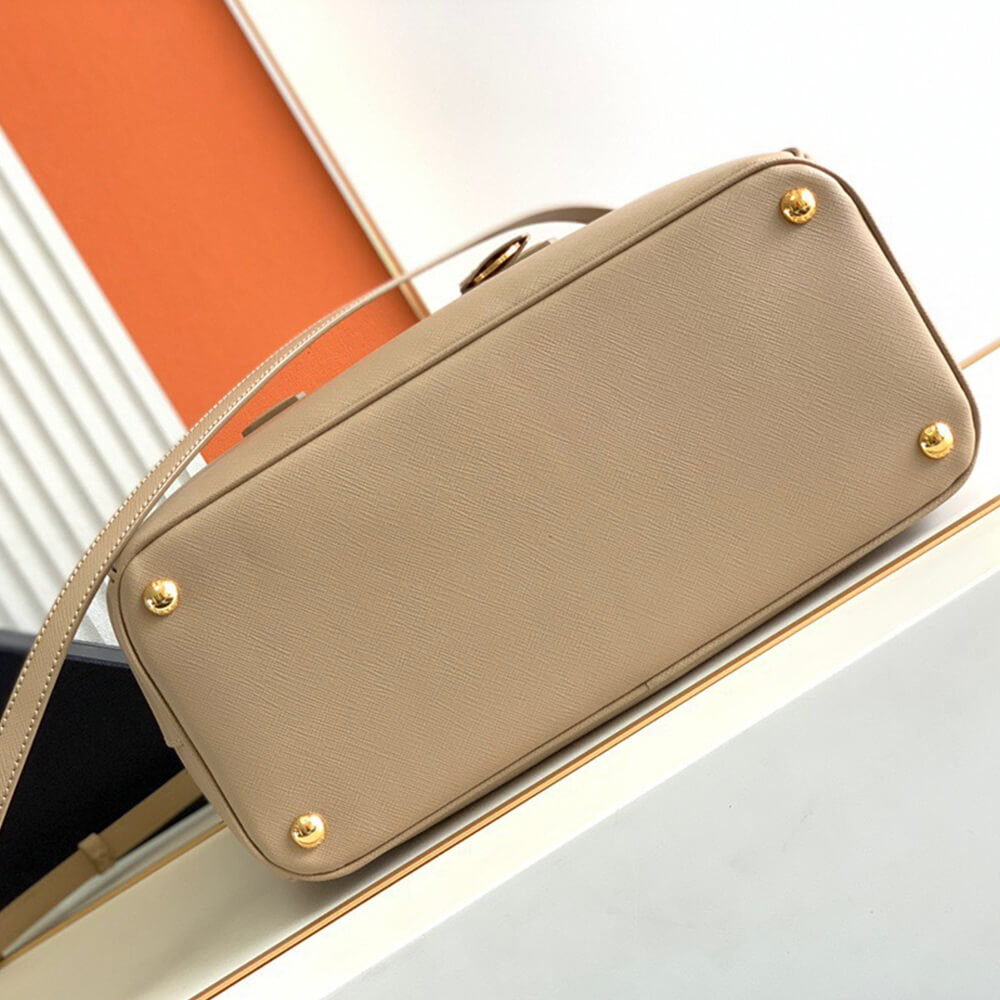 large Pra*a galleria saffiano leather bag