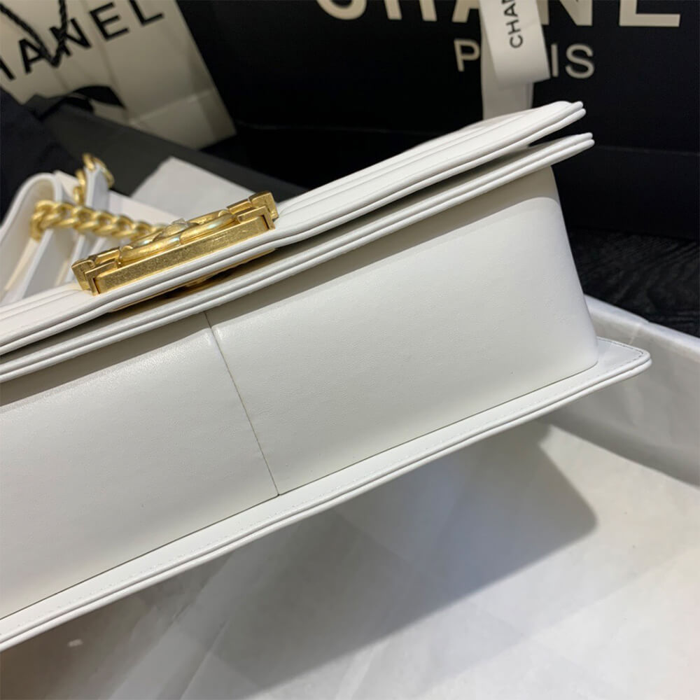 chevron boy Ch*el handbag