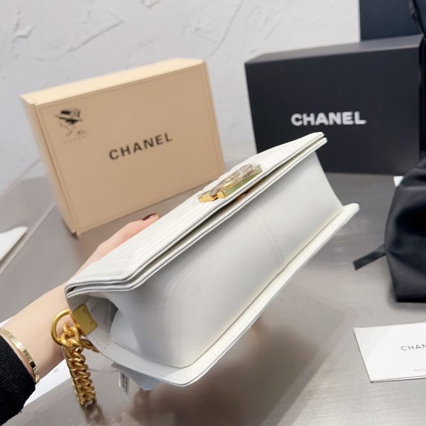 chevron boy Ch*el handbag