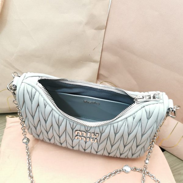 Matelasse nappa leather shoulder bag