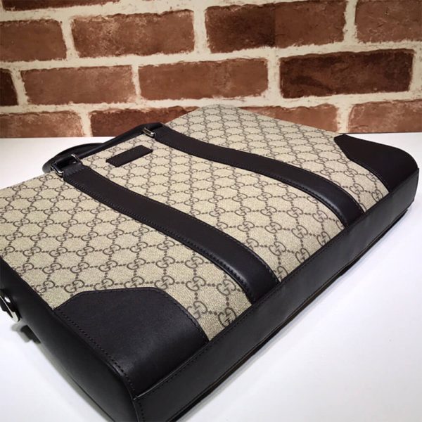G*u*i gg beige briefcase