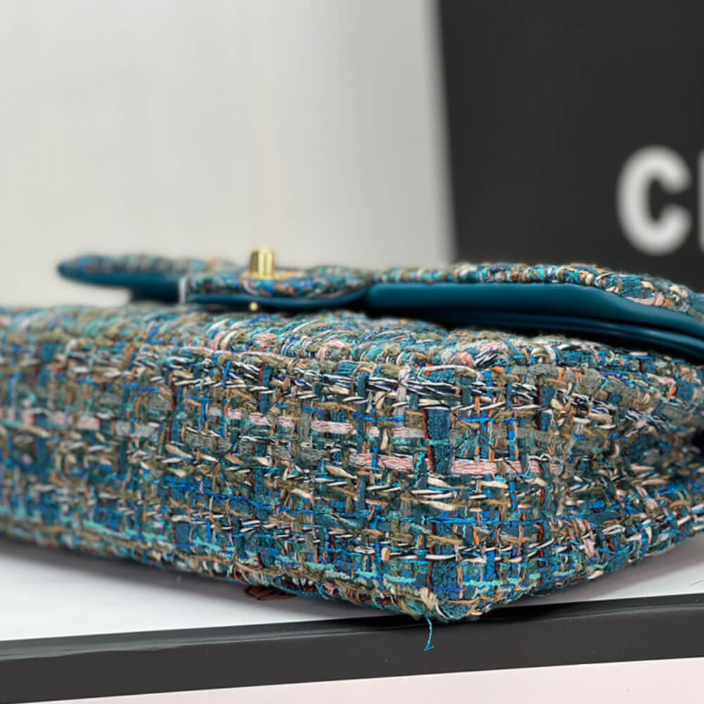 Ch*el classic flap tweed