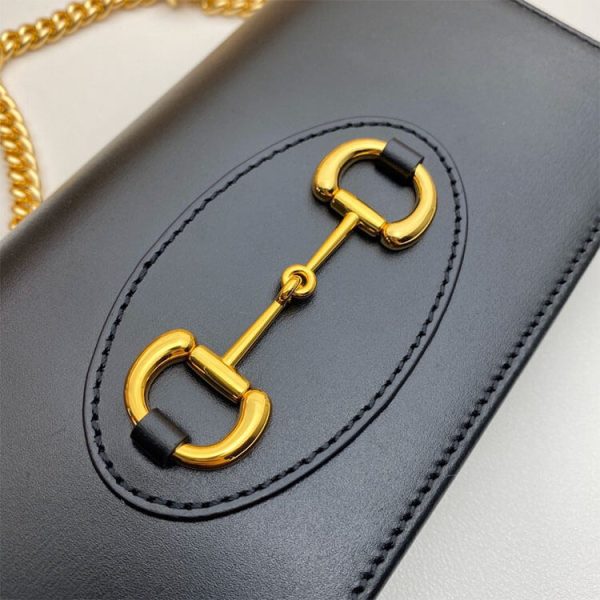 G*u*i horsebit 1955 wallet with chain